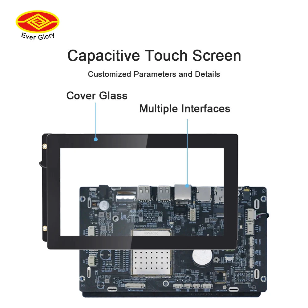 จอสัมผัสอุตสาหกรรม 10.1 นิ้ว Capacitive TFT LCD สำหรับ Smart Home - รูปที่ 1