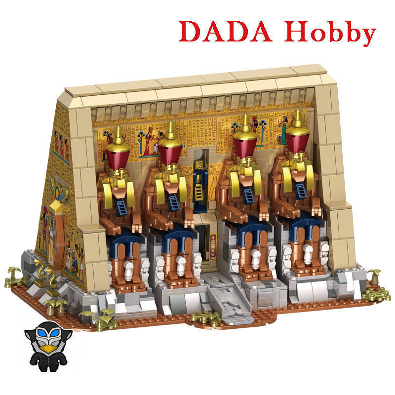 DADA Hobby DH3X เข้ากันได้กับ Aswan Abu Simbel Temple 2568 PCS Building blocks ET8