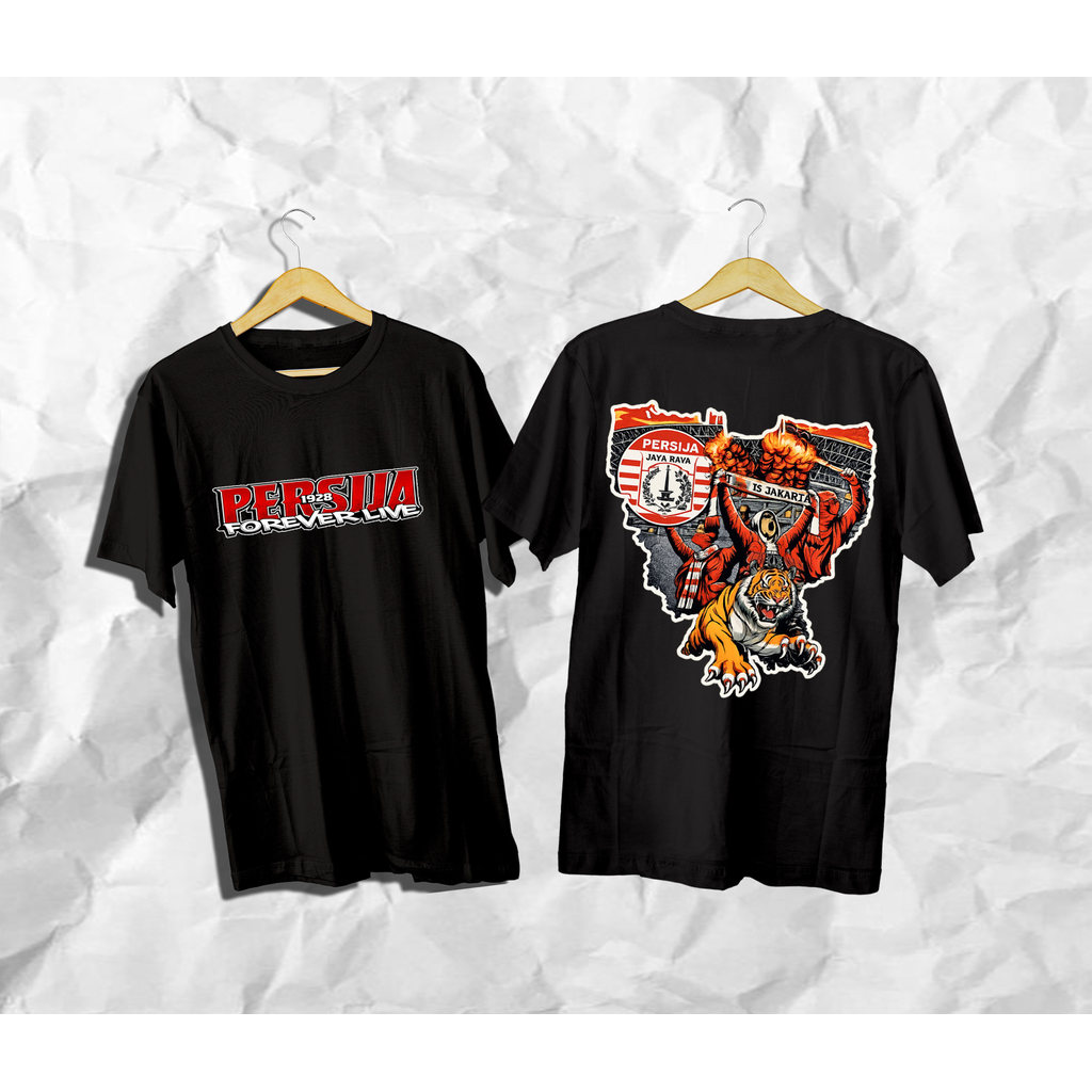แฟชั่นKaos Persija Jakarta Fans - Basic Tshirt 30s