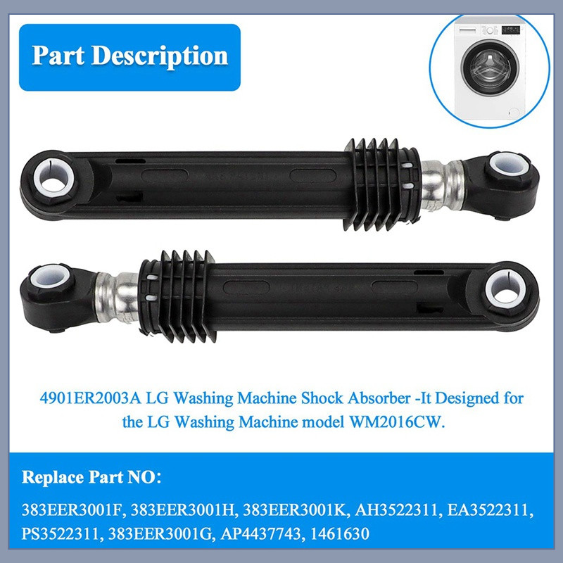 3 PCS เครื่องซักผ้าโช้คอัพ 3383EER3001G 4901ER2003A แทนที่สําหรับเครื่องซักผ้า LG 3383EER3001H