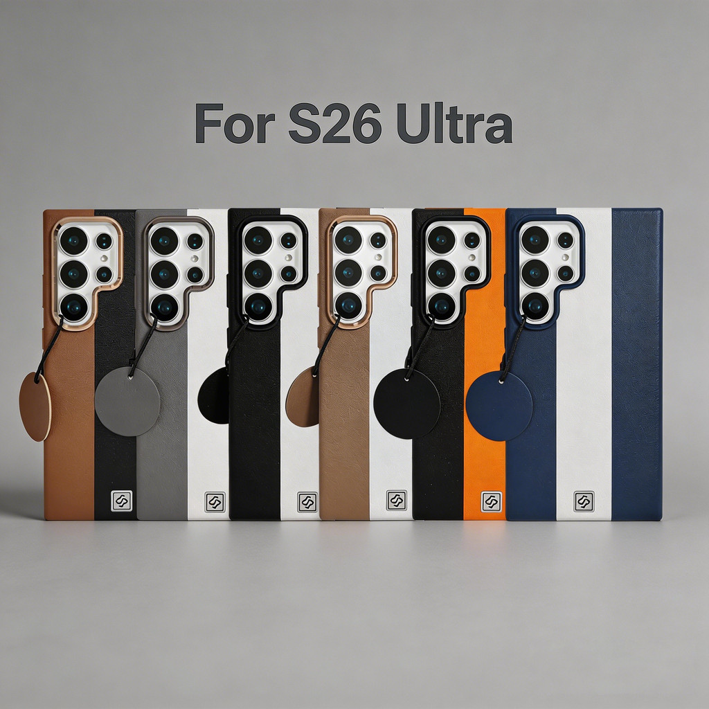 สําหรับ SAMSUNG GALAXY S26 ULTRA S25 S24Ultra Magnetic อินเทรนด์หนังลายเคสโทรศัพท์