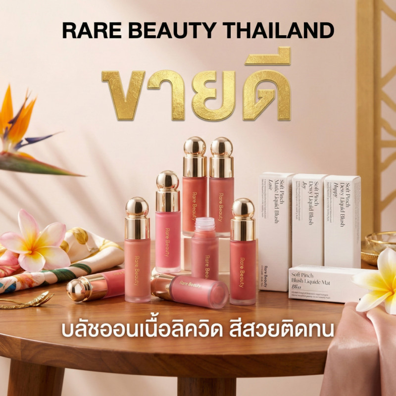 บลัช Rare Beauty แท้ Soft Pinch Liquid Blush สีสวยธรรมชาติ ติดทนทั้งวัน