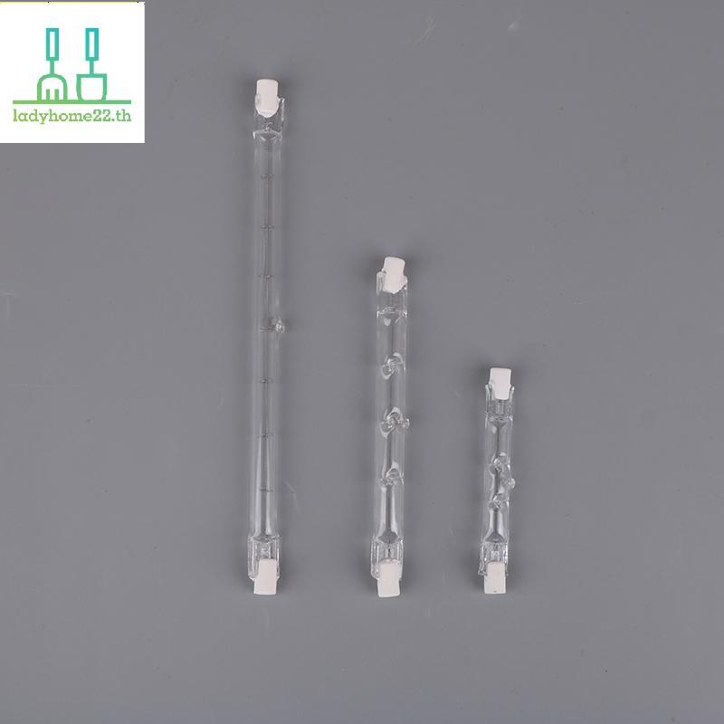DOULLADY โคมไฟ 70-1000W Double Ended Linear R7s หลอดไฟฮาโลเจน AC220-240V ตกแต่งในครัวเรือน R7s หลอดไ