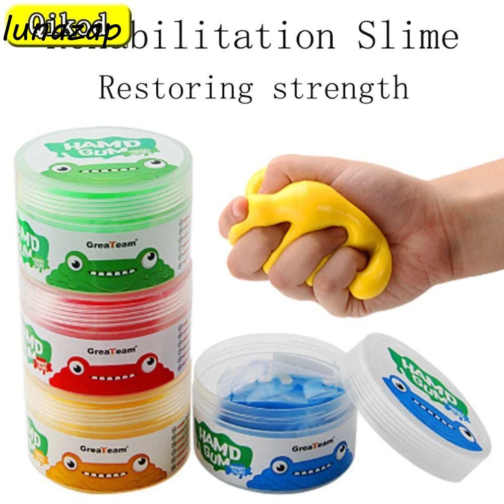 LUNAZAP Hand Putty Squiz ของเล่น, 4 ชิ้น/เซ็ต Soft Clay Finger Training Putty, บีบของเล่น Non-Sticky