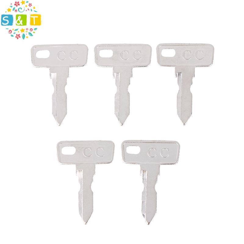 [S&T] 5PCS Club กุญแจรถปุ่มจุดระเบิดเหมาะกับ Club รถกอล์ฟ Cart-DS Precedent และ Tempo เปลี่ยน OEM#10