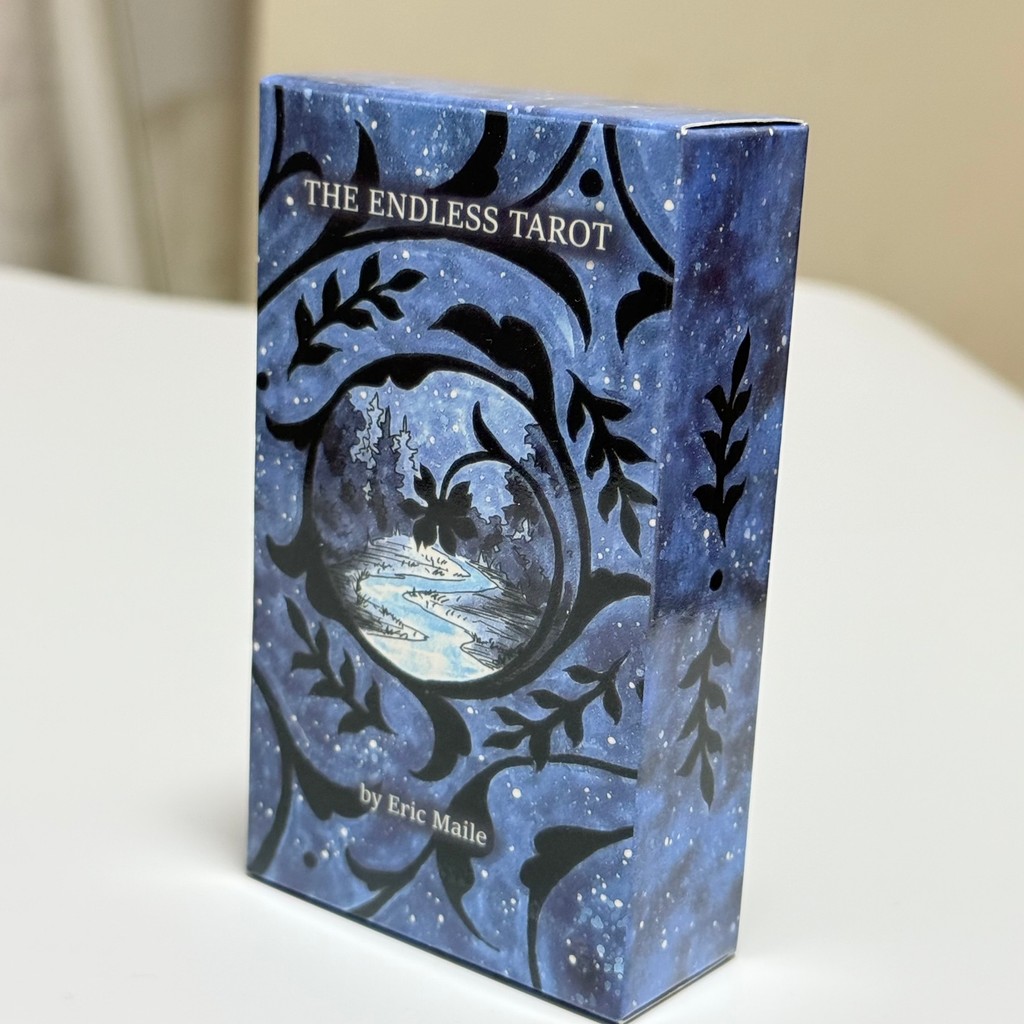 10.3 X 6Cm The Endless Tarot Deck 80 การ์ดพาโนรามาวาดด้วยมือไม่มีรอยต่อภูมิทัศน์แฟนตาซีไพ่ทาโรต์