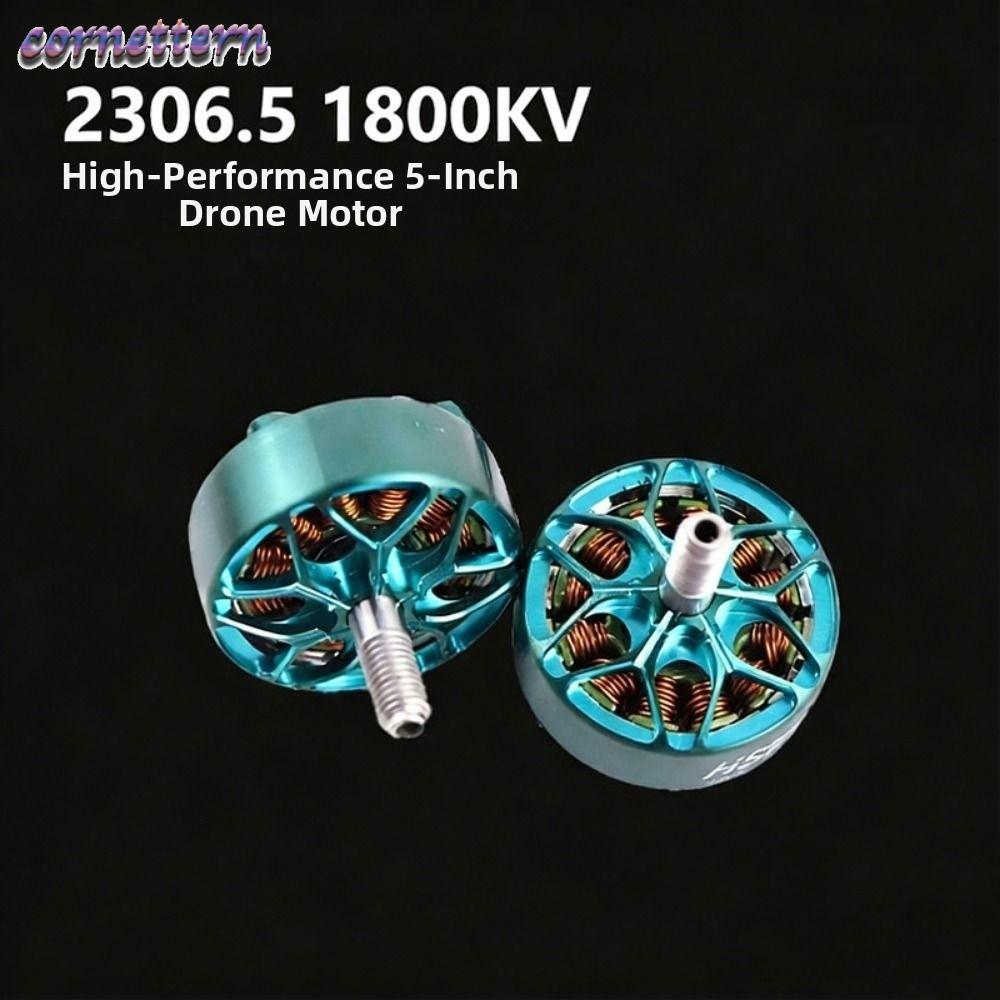 ครอสโอเวอร์ CORNE|ชิ้นส่วนโดรน MotorRacing แบบไม่มีแปรง, HSKRC 2306.5 1800KV Flying Racing Motor, สี