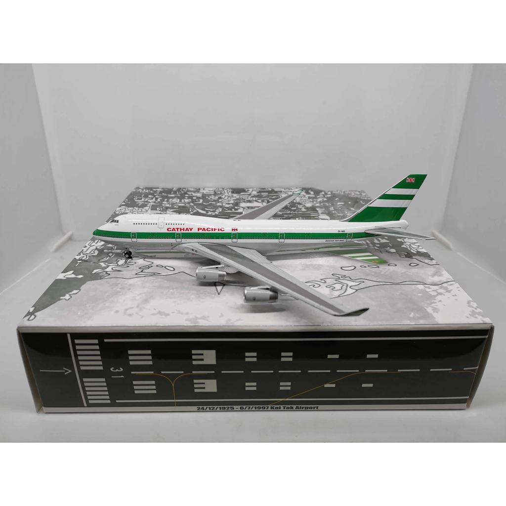 Kai Tak Wings (JC) 1: 400 Cathay Pacific Airlines B747-400 ZK-NBS รุ่นโลหะ