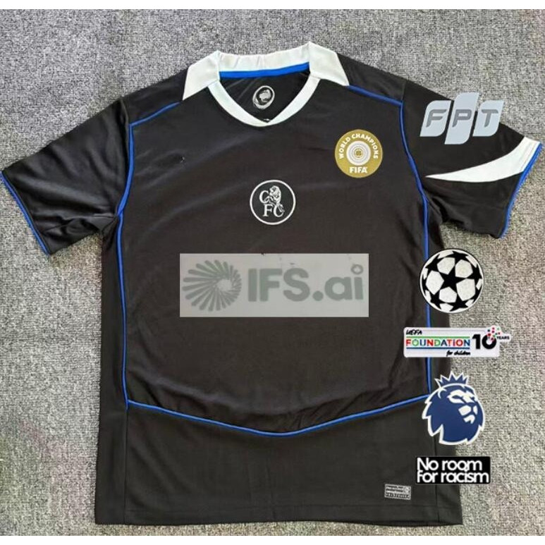 เสื้อบอลแบบกำหนดเองสำหรับ Chelsea Second Away Match Fan ไซส์ S-XXL