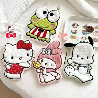 ผ้าเช็ดมือลายการ์ตูน ซับน้ำได้ดี นุ่ม ไม่ระคายเคืองผิว ของใช้ในครัวและห้องน้ำ