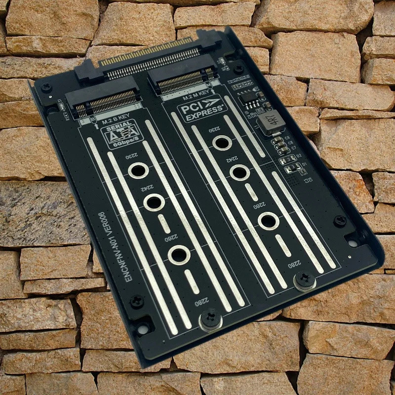 M.2 SSDs ถึง U.2 อะแดปเตอร์ 2 ใน 1 M.2 NVMe SATAs-Bus SSDs ถึง PCIe U.2 SFF-8639 PCIe M.2 อะแดปเตอร์
