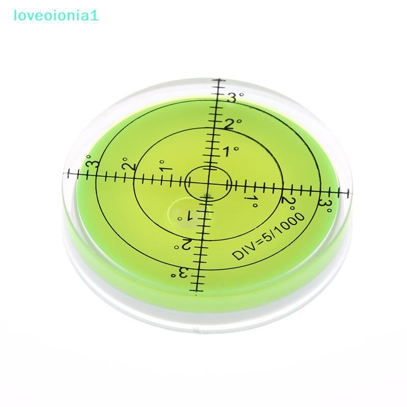 loveoionia1 60x12 มม.Precision Disc Round Circular Bubble Spirit Level Measuring Tool Gift IA