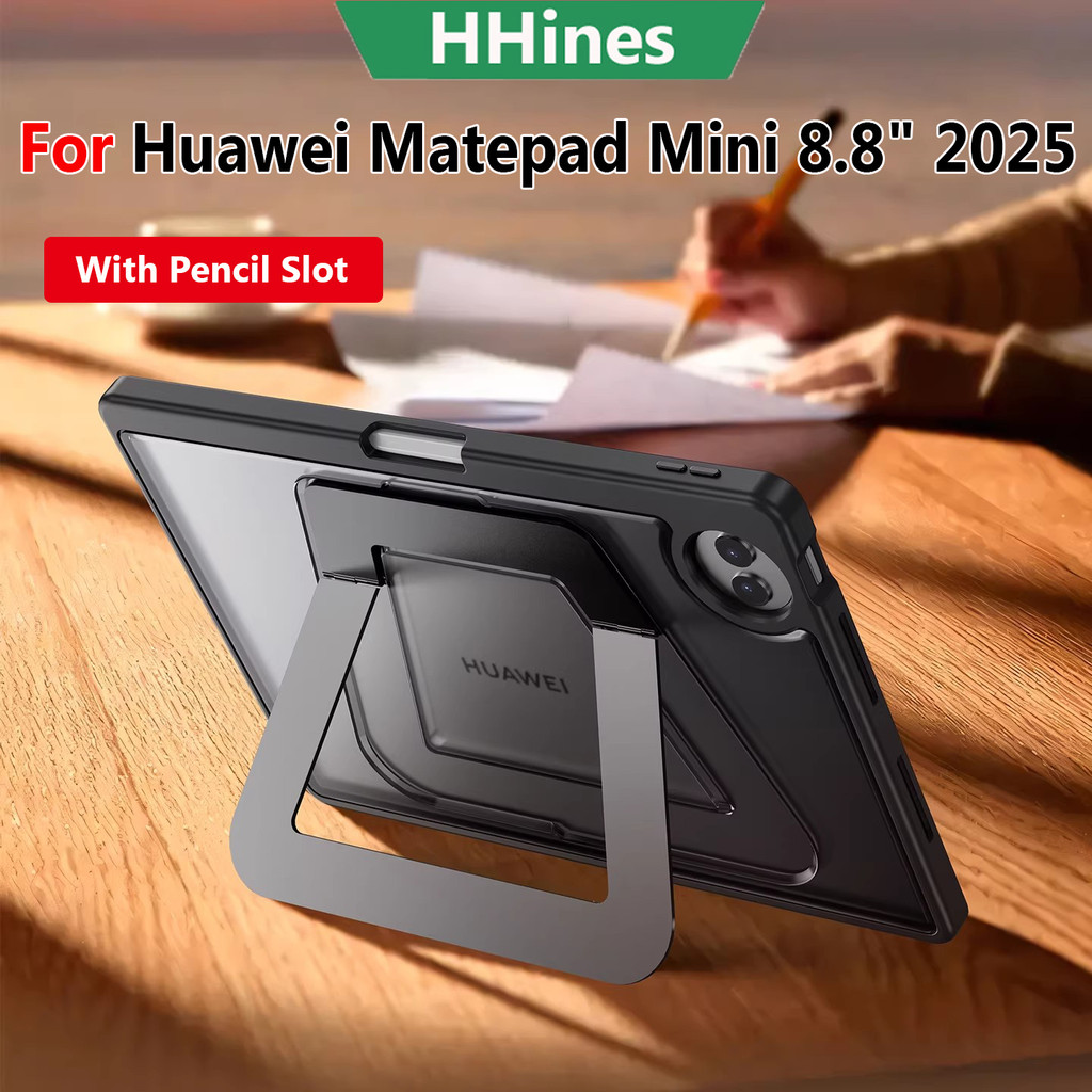 สําหรับ Huawei Matepad Mini 8.8 "2025 MLR-AL10 MLR-AL10G AL10HP Anti-Burding อะคริลิคพับขาตั้งโลหะแบนแท็บเล็ตสําหรับ Matepad Mini 8.8 นิ้วผู้ถือดินสอ