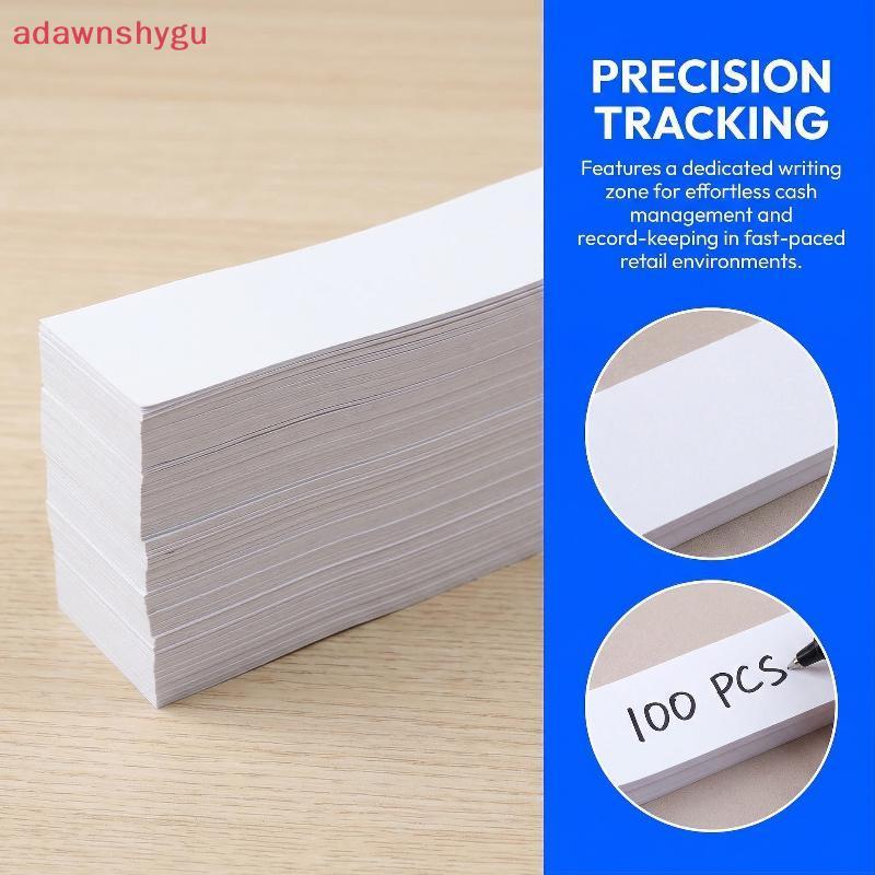 Adagu Money Bands Self กาวฉีกขาดสายรัด Trusted Bill Organizer สําหรับ Store Bank แคชเชียร์ TH