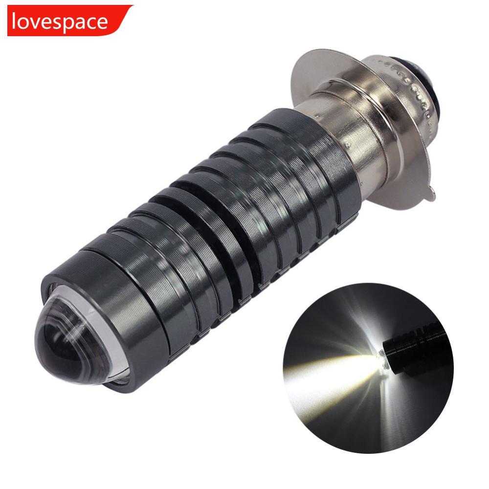 LOVESPACE Universal 12V-80V 2000LM Dual สีไฟหน้าหลอดไฟ P15D H6 PX15D LED รถจักรยานยนต์ Hight H6 สกู๊