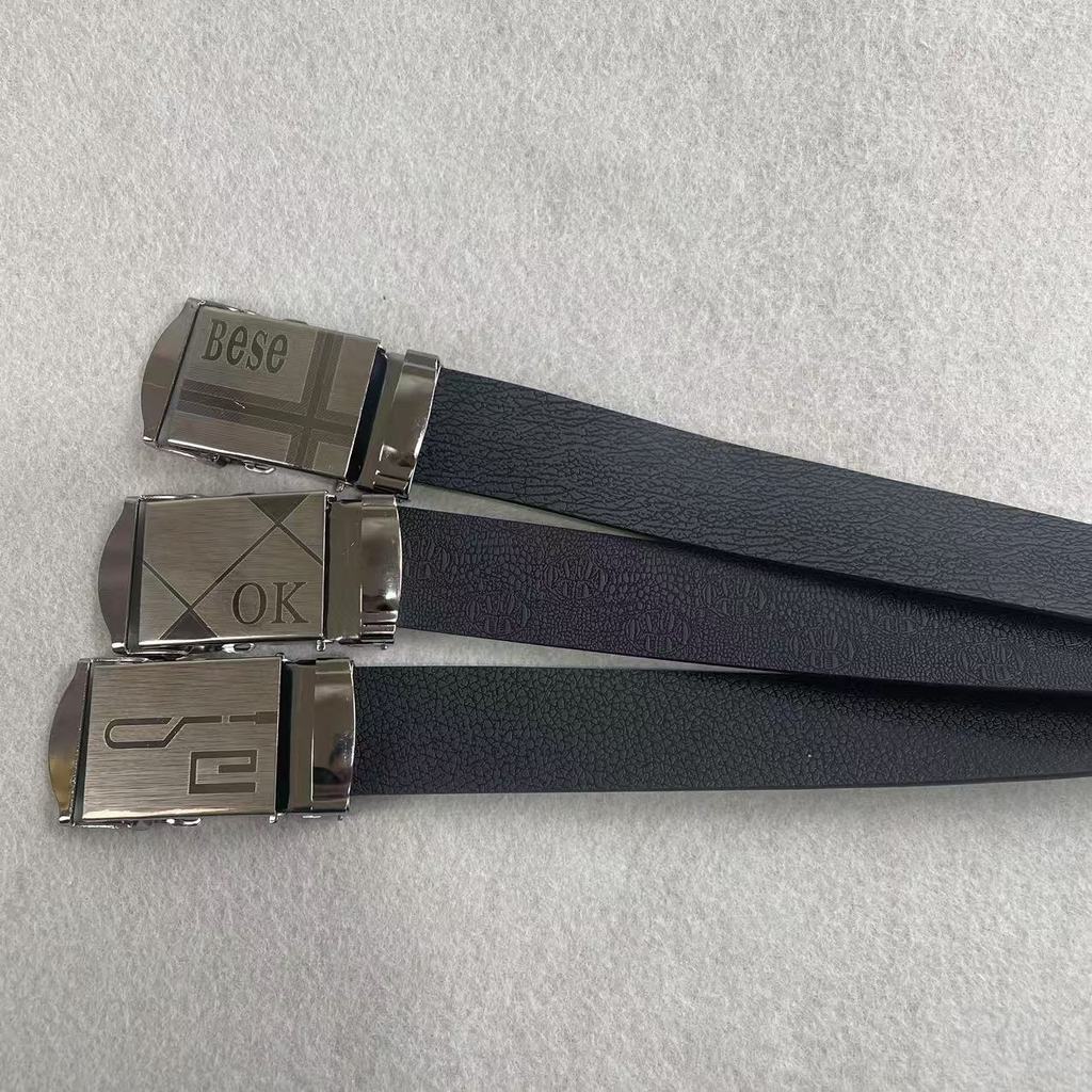 Men Men Air Belt Ready Stock Toothless Buckle Belt Business Men Outing Better Than Cowhide Extended 
