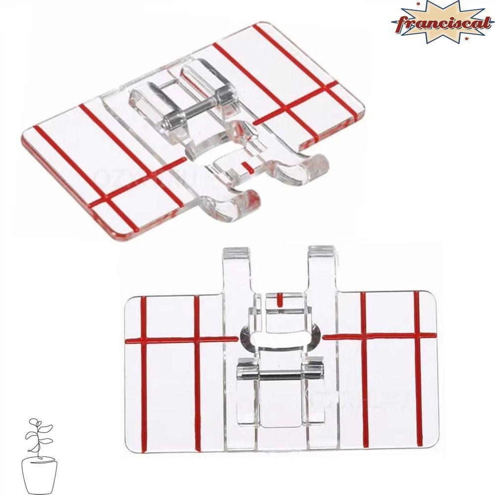 FRANCISCAL ตีนผีแบบขนาน, ตีนผีตะเข็บตรงพลาสติกหัวเข็มขัดจับต่ํา, เย็บมัลติฟังก์ชั่น|อุปกรณ์เสริมสําห