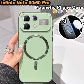 ไร้สายชาร์จแม่เหล็กกรณีเคสinfinix Note 60 / Note 60 Pro 5G / Note Edge 2026เคส ปลอก Anti-fall กันกระแทกหรูหราออกแบบใหม่ปกหลัง