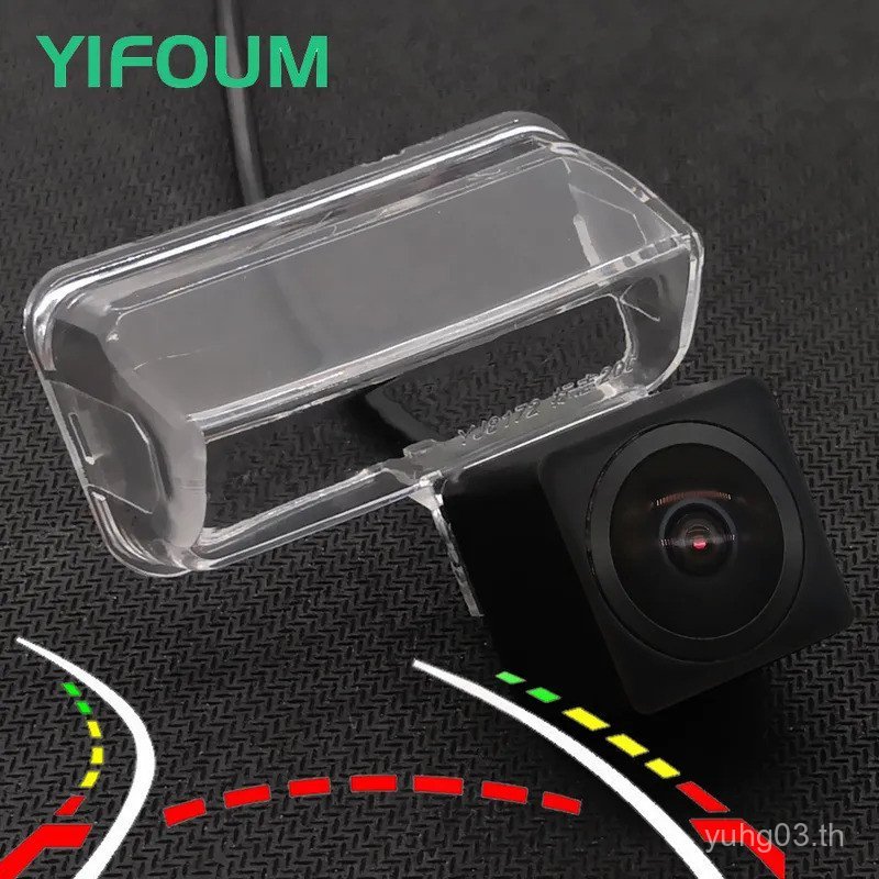 AHD Fisheye แบบไดนามิก Trajectory รถด้านหลังกล้องสําหรับ Peugeot 206 207 307 407 ซีดาน/Citroen C2 C4