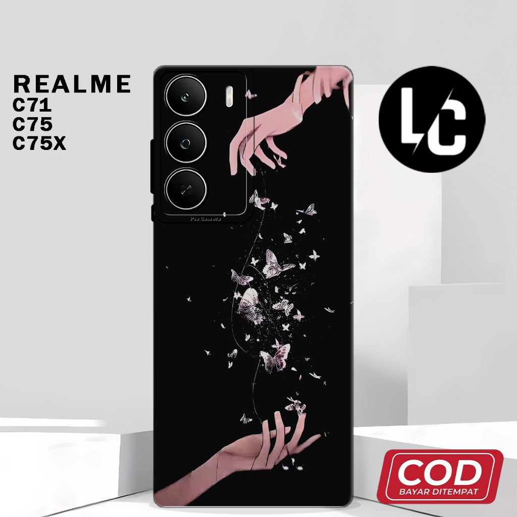 ( AF 25 ) ยืดหยุ่นยาง softcase สําหรับ REALME C71 C75X C75 ล่าสุดอะนิเมะ motif ปลอก l บทคัดย่อ l น่า