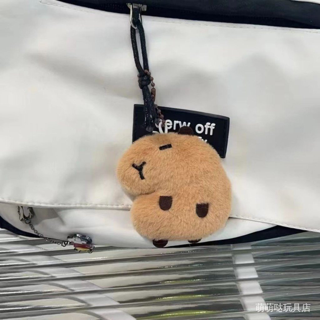 Kapibala Kapibala Merchandise จี้ Squeak Kapibala ตุ๊กตาตุ๊กตาจี้ตุ๊กตาน่ารักจี้จี้โซ่หนูตะเภา