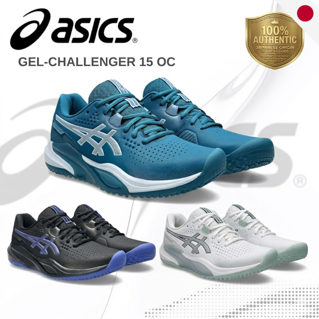 ASICS GEL-CHALLENGER 15 OC Tennis Shoes - Professional Omni & Clay Court Stability Unisex