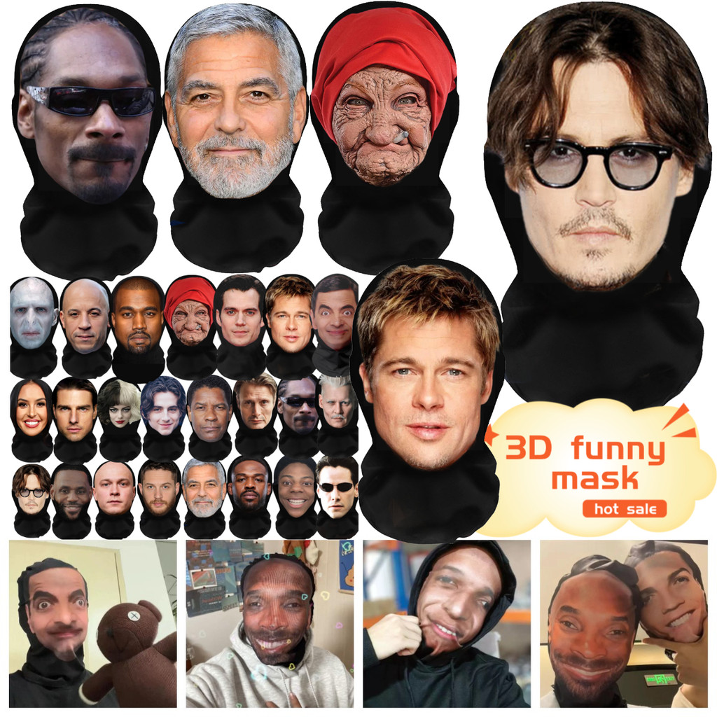 ใหม่ 2026 สมจริง 3D หน้ากาก Full Face สําหรับผู้หญิง Man คอสเพลย์อุปกรณ์เสริมมาสคาร่าฮาโลวีน Masquerade ตาข่ายหมวก