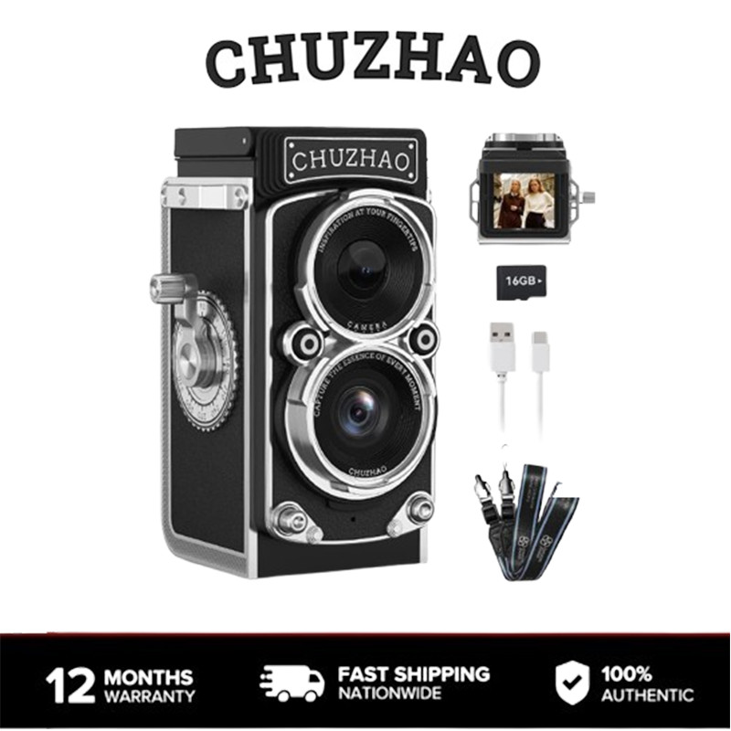 CHUZHAO M1 Digital Camera Retro TLR Style CHUZ HAO Vintage Digital ประกันศูนย์ CHUZHAO Camera
