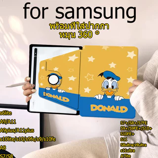 🔥เคส สำหรับ Galaxy Tab S6 lite A8 s8+/s7+ A7 lite s9 A9 A9plus s10 lite s10fe+ s11 A11 A11plus s11ultra มีช่องใส่ปากกา