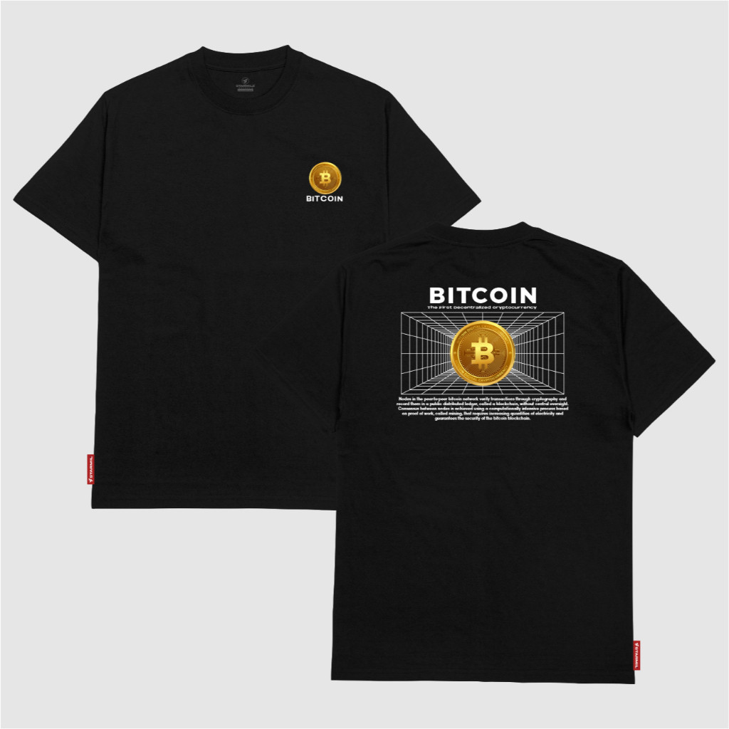 เสื้อยืด Crypto "Bitcoin Streetwear" BTC Ethereum Arbitrum Airdrop Binance Tshirt
