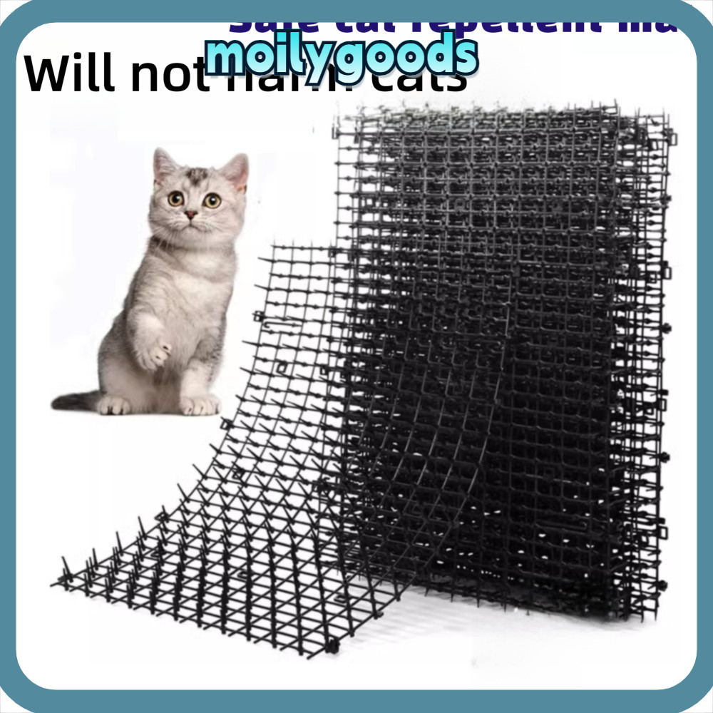 MOILYHD เสื่อป้องกันการปีนเขาสําหรับสัตว์เลี้ยง, สามารถวางซ้อนกันได้, ไม่มี Harm Grid Soft Prick Cat-proof Mat ในร่มและกลางแจ้ง