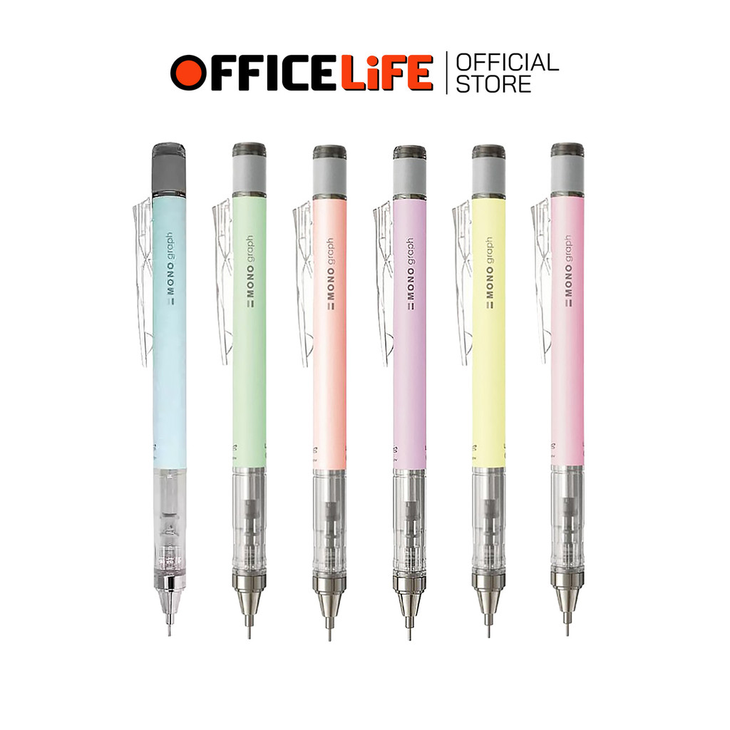 TOMBOW MONO (ทอมโบ โมโน) ดินสอ ดินสอกด รุ่น graph Pastel DPA136  ขนาด 0.5 mm ( 1 แท่ง )