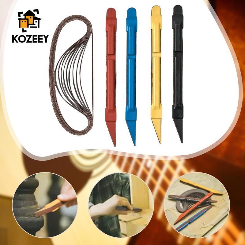 [KOZEEY] เข็มขัดขัดตัดแต่งกีตาร์ Luthier Maintenance Kit อุปกรณ์เสริมสําหรับซ่อมกีตาร์และ Upkeep