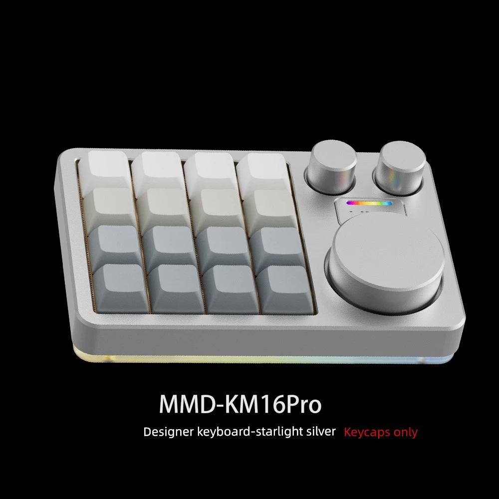คีย์บอร์ดบลูทูธ MMD KM16Pro สามโหมด อลูมิเนียม thumbnail 8