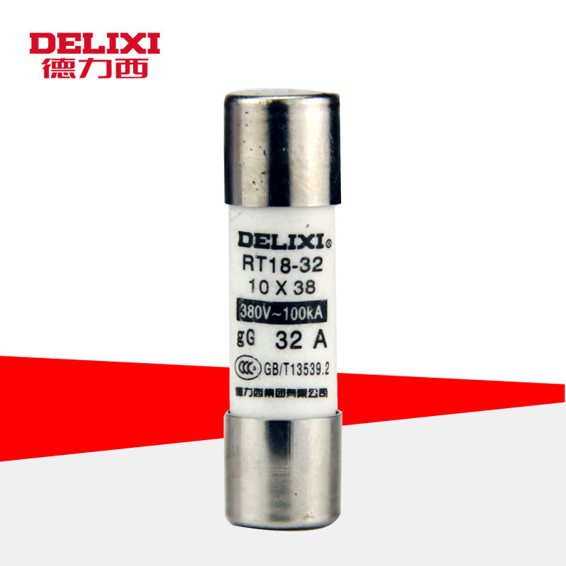Delisi 10 ชิ้น RT14-20 (RT18) ฟิวส์กระบอกฟิวส์ฟิวส์ 10 * 38 2A-32A