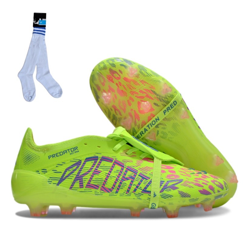 รองเท้าฟุตบอล Predator 25 FG แบบถักเต็มตัว