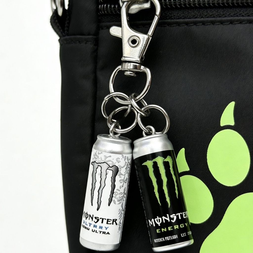 Monster Claw Summer Keychain Soda Drink Mini Resin Gift Pendant
