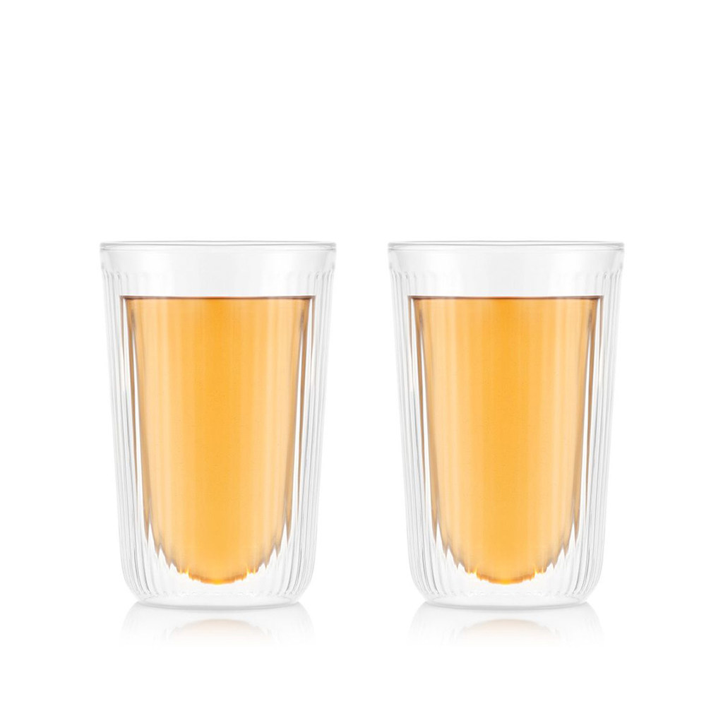 Bodum DOURO แก้วเทอร์โมผนังคู่ ถ้วยกาแฟ ถ้วยแก้วใส Microwavable Freezer ปลอดภัย XFAM