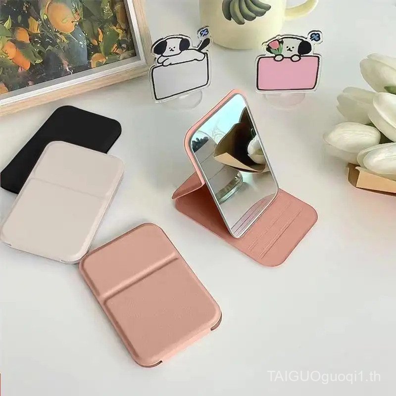 Portable Foldable Makeup Mirror, Adjustable Mini Mirror, Foldable Mirror for Dormitory & Office, Mak