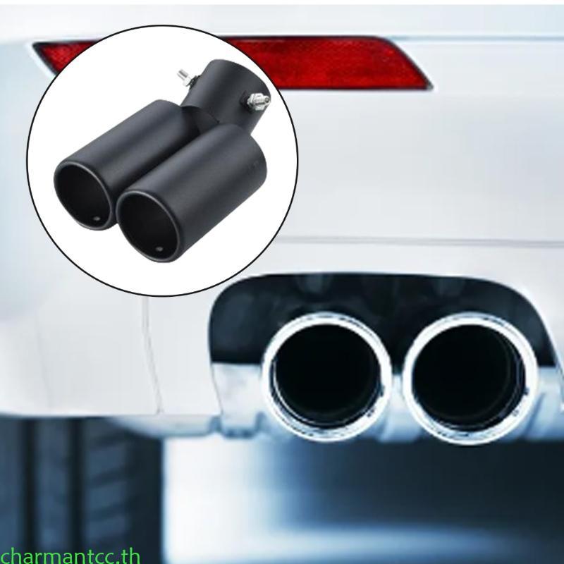 Charmantcc Universal Vehicle Tip คล้องคอด้านหลังพร้อม Chrome Trim