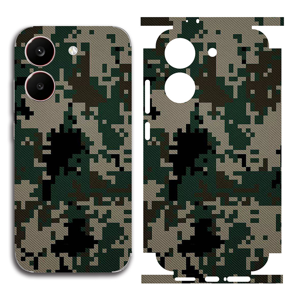 Camouflage Decal Skin สําหรับ Poco X8 Pro / Poco X8 Pro Max ด้านหลังป้องกันหน้าจอฟิล์มสติกเกอร์ Camo ราคา ถูกที่สุด ดีลบีเคเค แกลเลอรีภาพที่ 9