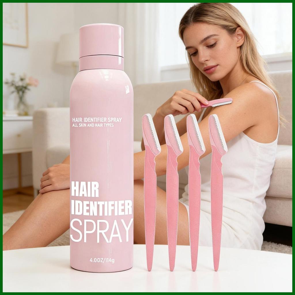 ผมระบุ สเปรย์สําหรับใบหน้า 114g Soothing Mist Face Hair สเปรย์สําหรับผู้หญิงโกนหนวด Fine Fuzz Stubbl