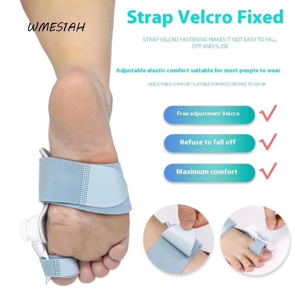WMES1AH Bunion Corrector ปรับลูกบิด Toe Valgus Orthosis Orthopedic Straightener แยกนิ้วเท้า Big Toe Corrector ใช้