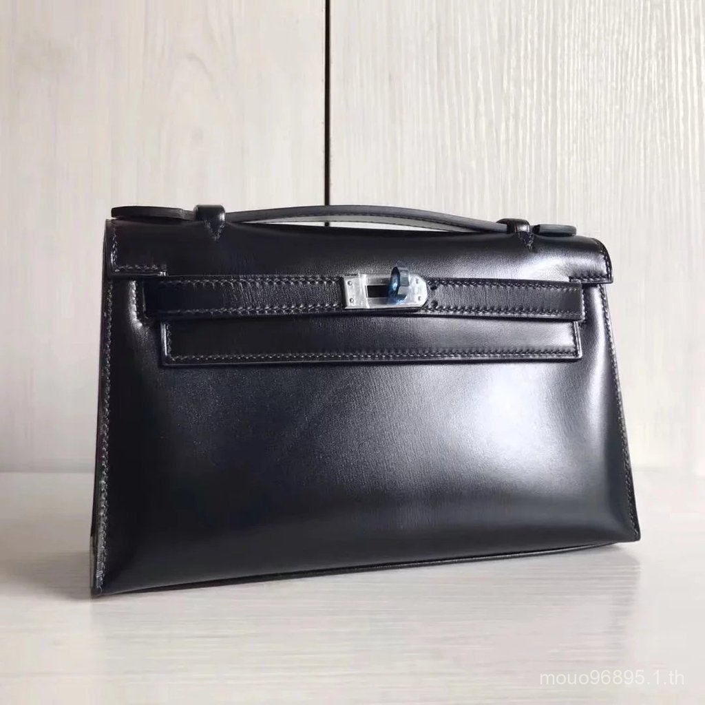 กระเป๋าคลัทซ์ Aima H Mini Kelly Generation ขนาด 22cm หนังแท้ งานเย็บมือด้วย thread วาน