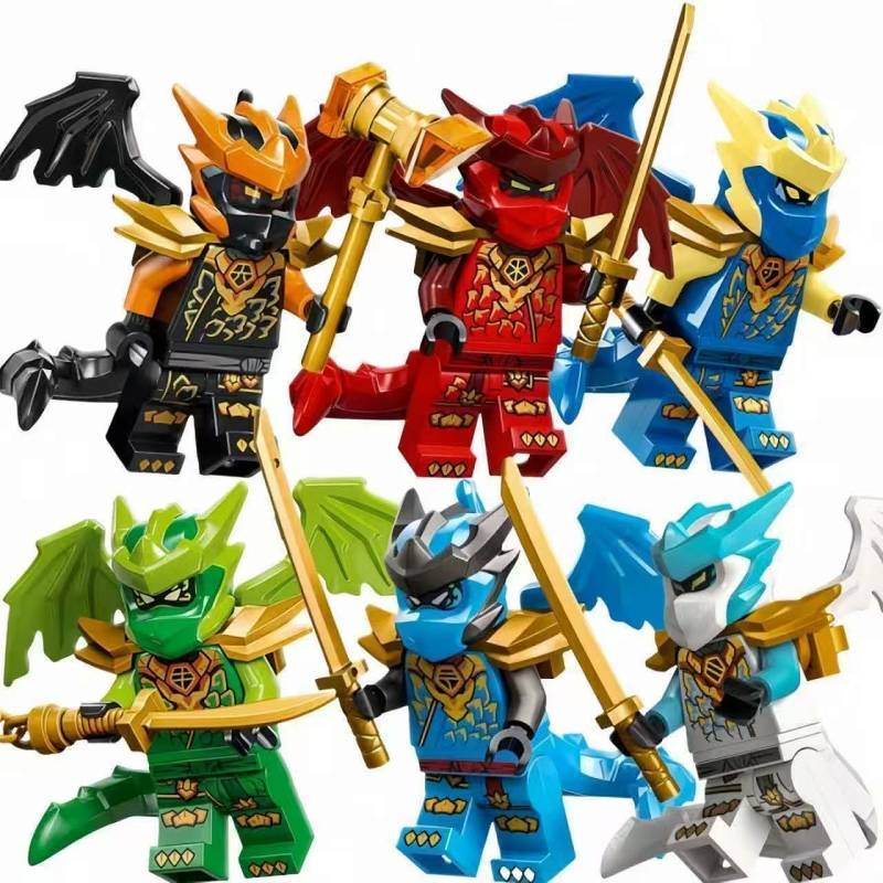 【Ready Stock】 Dragon Shape 20 Season Protagonist Kaijizanke with Wings Two-Color Injection Mold Assembled Building Blocks jfOo