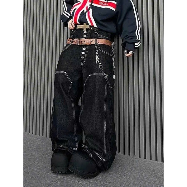 ZooZoo _ DOUBLE-Waist RAW DENIM PANTS / RDW DOUBLE RAW DENIM PANTS