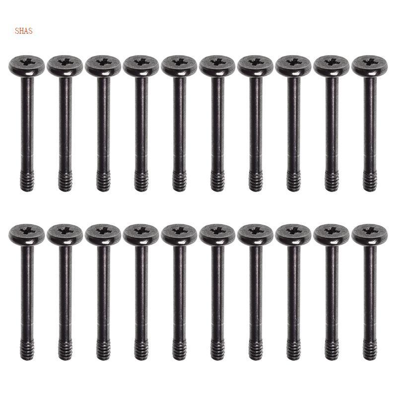 Shas 20pcs 6 -32x30 มม.ยาว Phillips แบนสําหรับหัวสกรูสําหรับ PC สําหรับกรณีการ์ดวิดีโอ Cooler หม้อน้