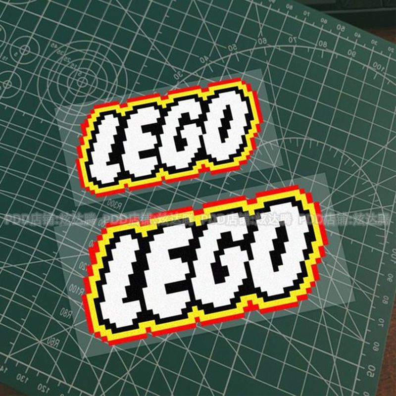 [เพิ่มความสนุก] สติ๊กเกอร์ LEGO DIY สไตล์สร้างสรรค์ ติดได้ทุกที่ ทั้งรถยนต์ รถมอเตอร์ไซค์ และเคสคอมพ