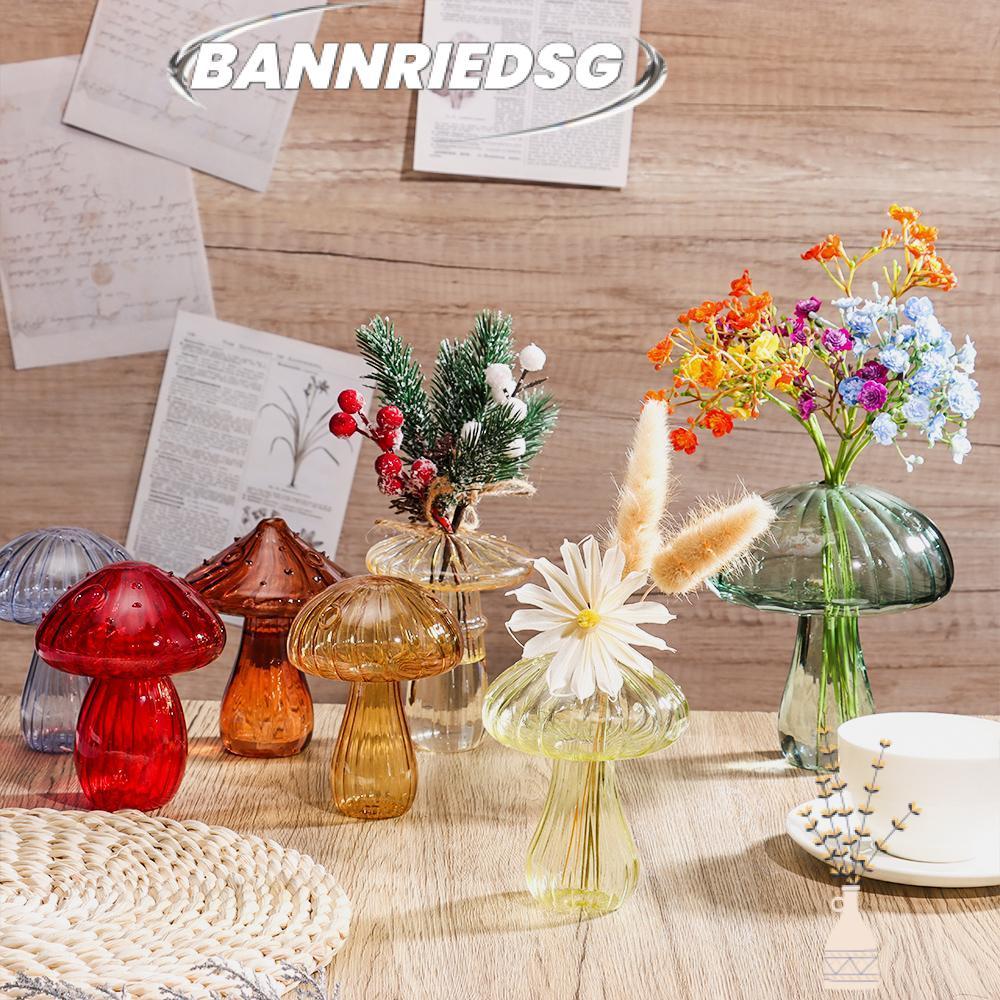 BANNRIEDSG989YR แจกันแก้ว เห็ดโปร่งใส Hydroponic Creative Home