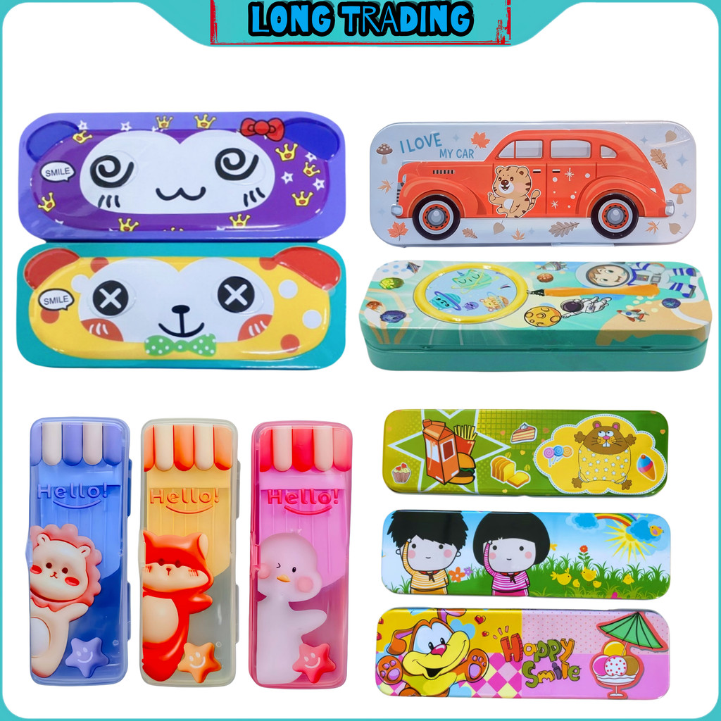 อุปกรณ์เครื่องเขียน ใส่ดินสอซองใส่เครื่องเขียน สีสันสดใส คละลาย คละลาย พร้อมส่ง No.2003-1907-2061